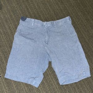 massimo dutti linen short